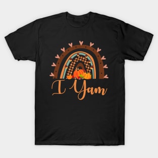 Thanksgiving Matching Couple She's My Sweet Potato I Yam Set T-Shirt